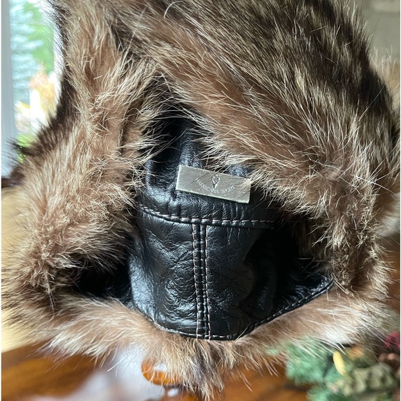 Harricana Fur and Leather Hat…Size M - Picture 9 of 12
